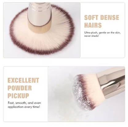 Professional Dual-Ended Makeup Brush – Foundation, Blush, Contour & Concealer