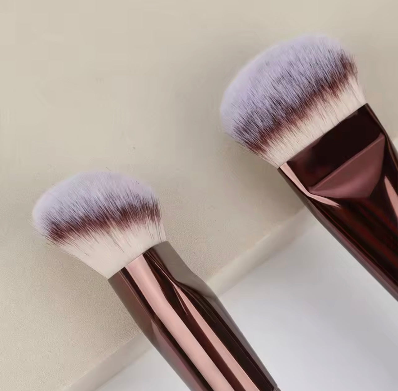 3-Piece Makeup Brush Set – Foundation, Blush & BB Cream Brushes