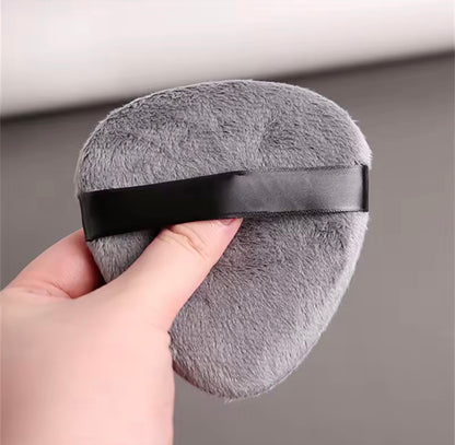 Large Velvet Triangle Powder Puff – Soft Cosmetic Makeup Tool